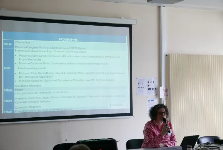 Inclusion numérique : acteurs de terrain réunis à Namur