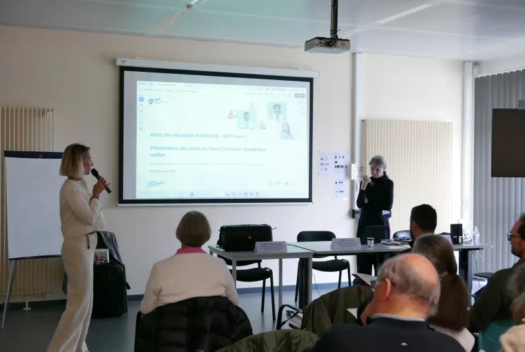 Inclusion numérique : acteurs de terrain réunis à Namur